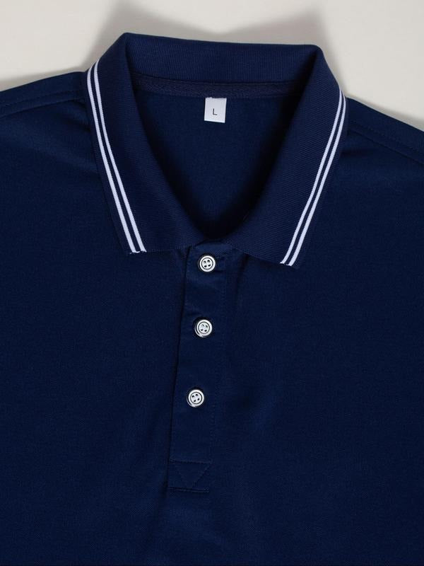 Men's Regular Fit Polo Shirt, Casual Short Sleeve Top for Summer, Fashion Men's Clothes for Daily Wear, Gamis Hoodie,...