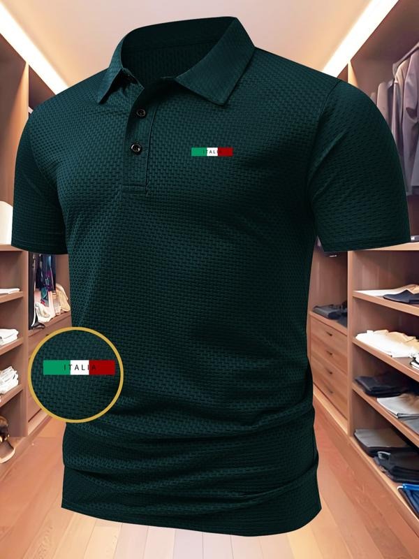 Men's Summer Casual Polo Shirt, Fitted Design, Short Sleeve, Collar Neckline, Available in Hoodie, Sweatshirt