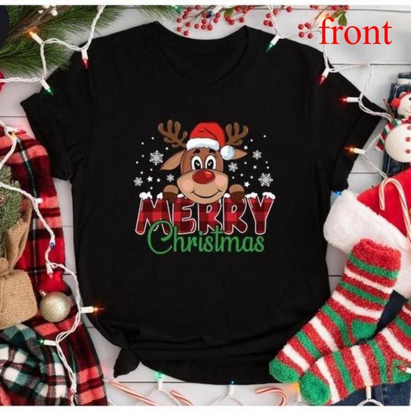 Merry Christmas Reindeer T-Shirt, Reindeer Shirt, Christmas Family Shirt, Christmas Shirt, Merry Christmas Shirt,...