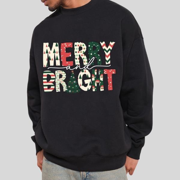Merry Christmas Sweatshirt, Festive Holiday Shirt, Perfect Winter Gift Hoodie | PodTeesHub.com