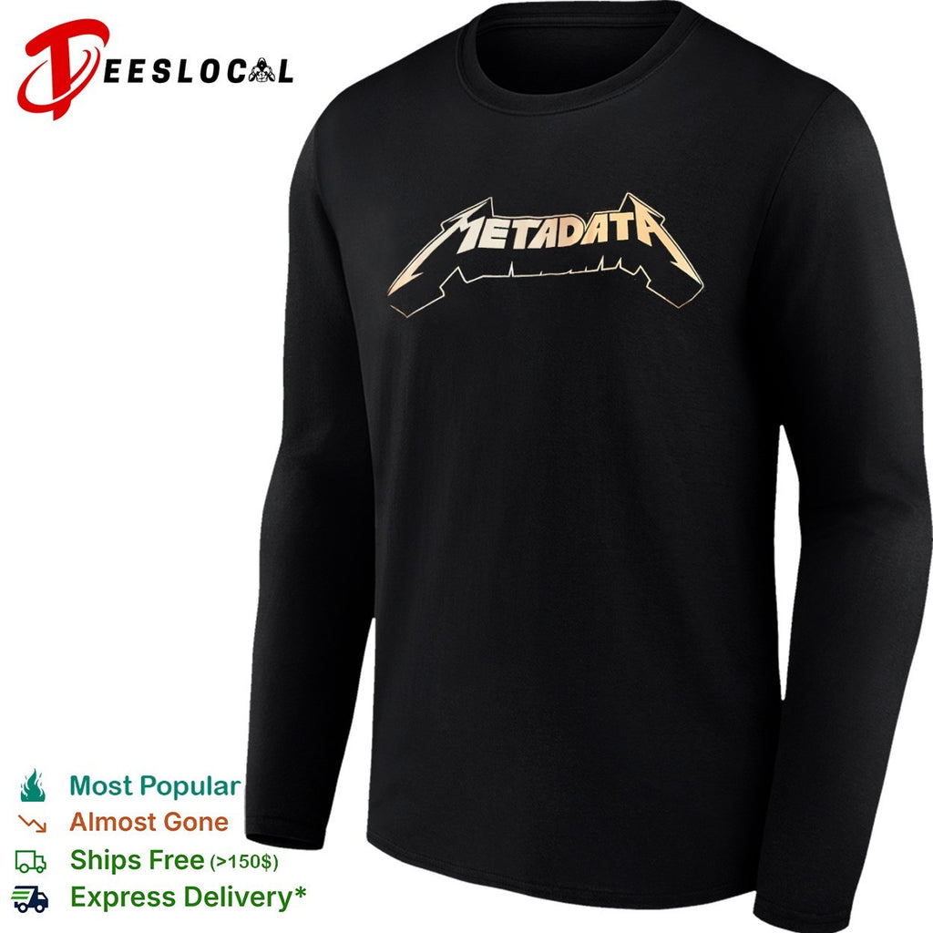 Metadata Heavy Metal Band Logo shirt