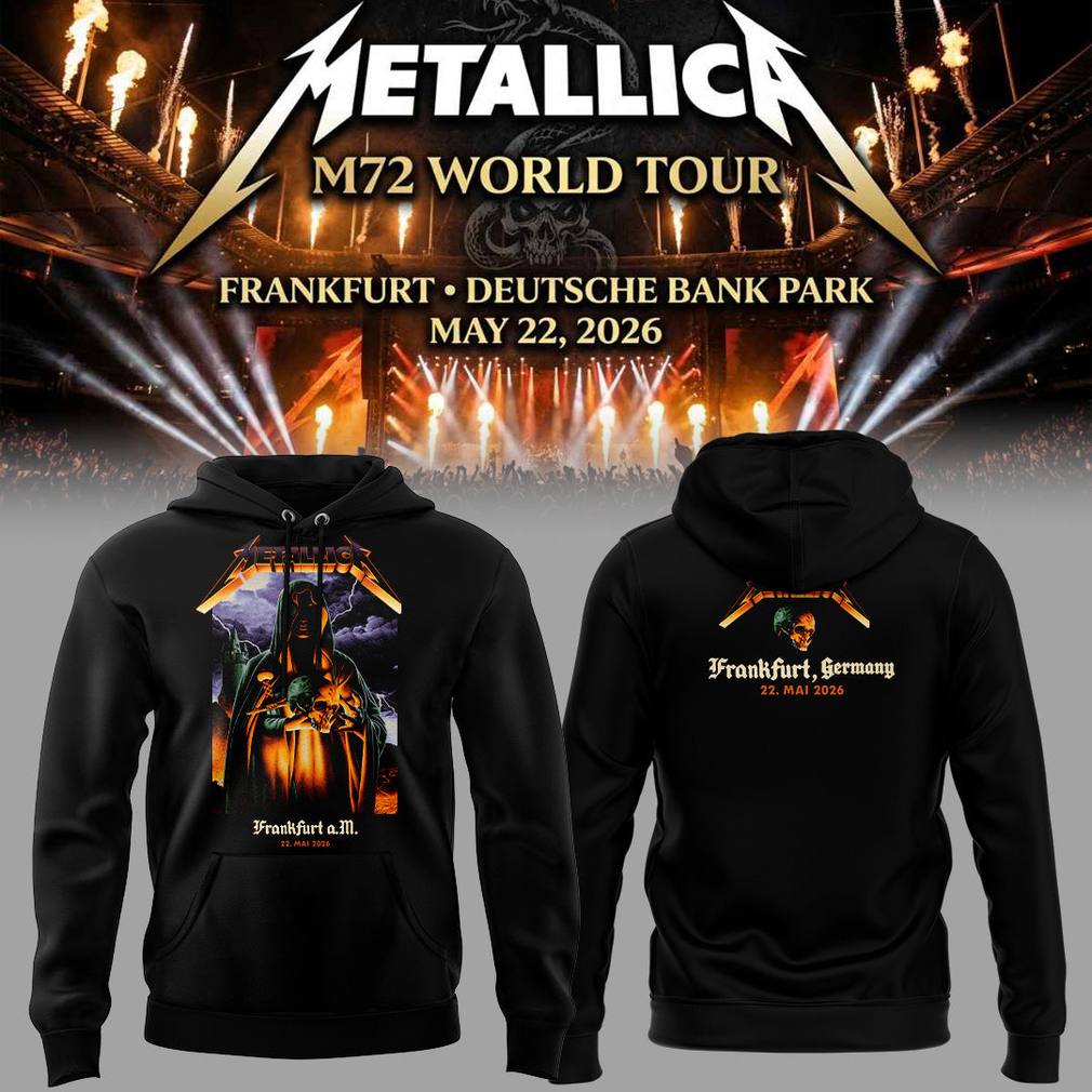 Metallica – M72 World Tour Frankfurt ’26 Hoodie