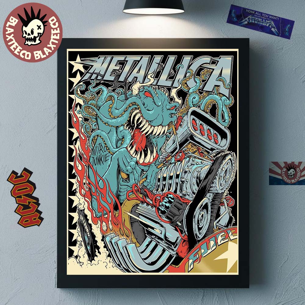 Metallica OverLoad Collection Fuel Ktulu 2026 Home Decor Poster Canvas