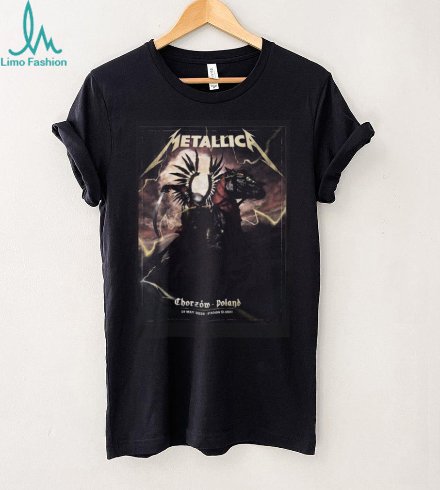 Metallica Winged Hussar Chorzow Poland 2026 Tour Graphic T Shirt