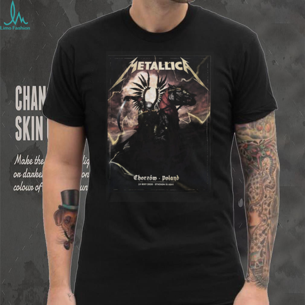 Metallica Winged Hussar Chorzow Poland 2026 Tour Graphic T Shirt