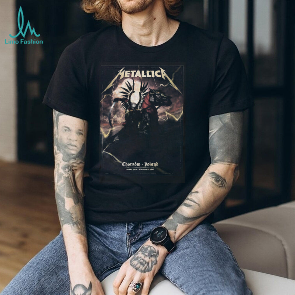 Metallica Winged Hussar Chorzow Poland 2026 Tour Graphic T Shirt
