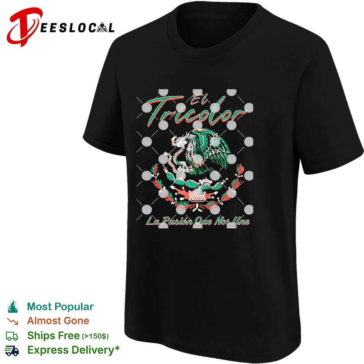 Mexico El Tricolor La Pasion Que Nos Une Mexico Soccer graphic shirt