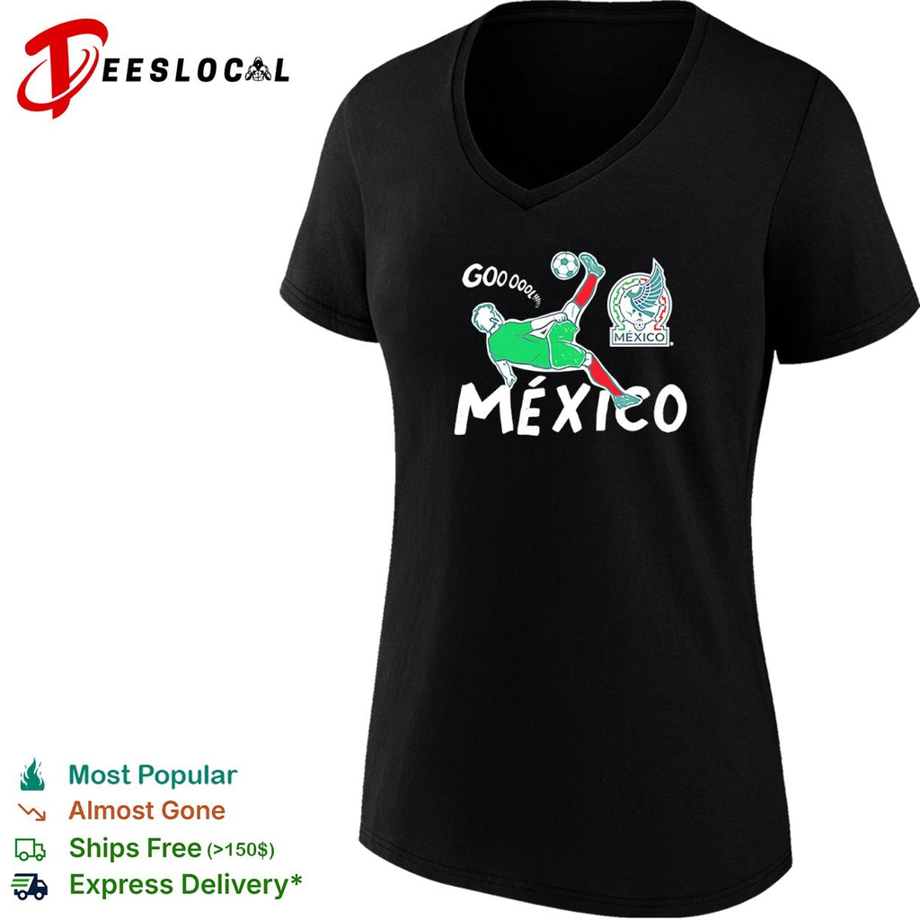 Mexico Soccer Gooool Gooooal Bicycle Kick Sport Fan Mexican National Team shirt