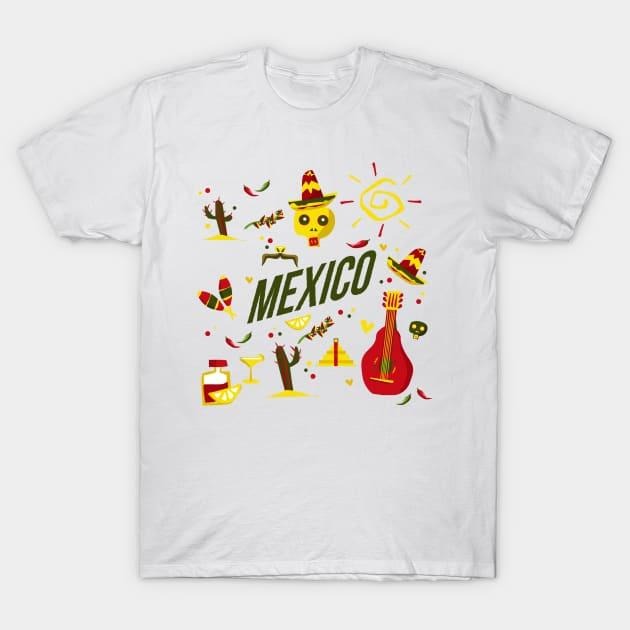 Mexico Streetwear T-Shirt - Trendy Graphic Tee for Men & Women Hoodie, Sweatshirt | PodTeesHub.com