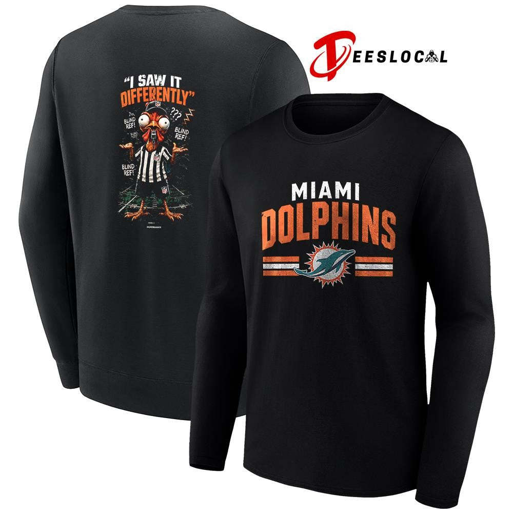 Miami Dolphins Blind ref I saw it differently shirt