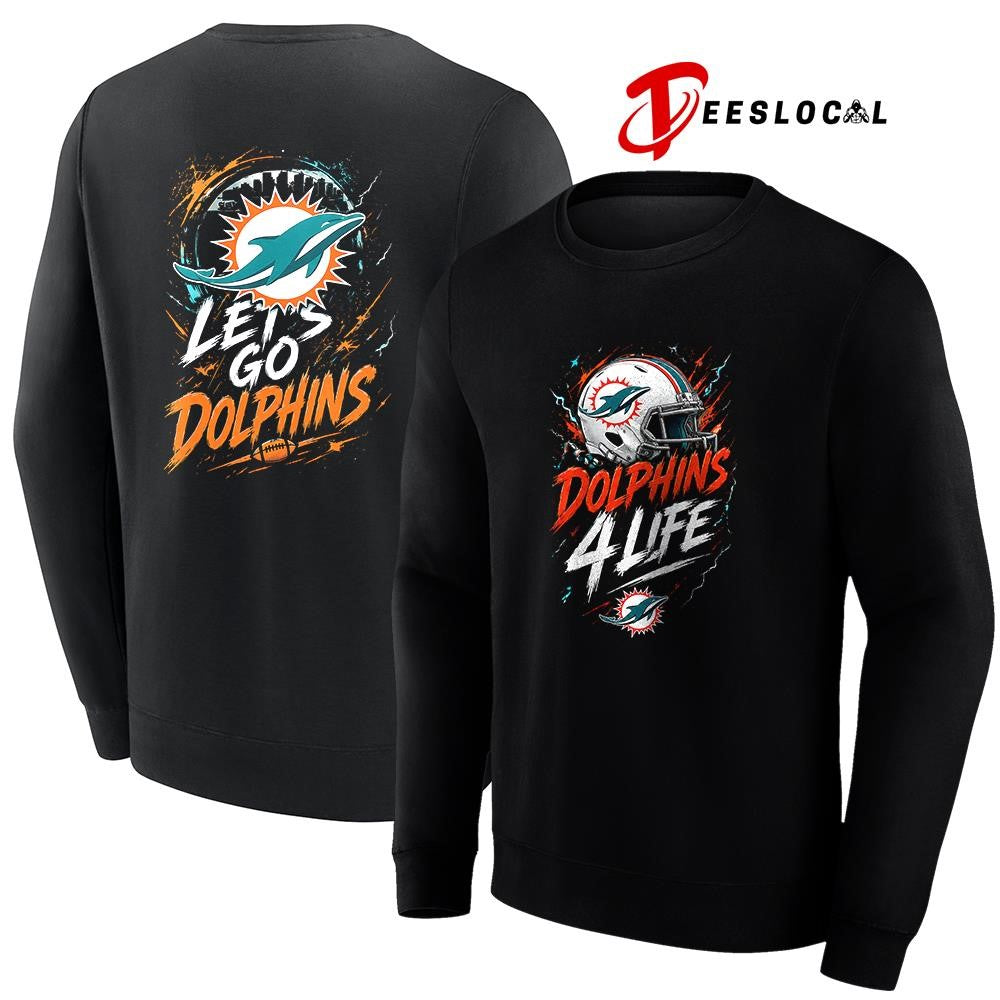 Miami Dolphins x fan 4 life graphic shirt