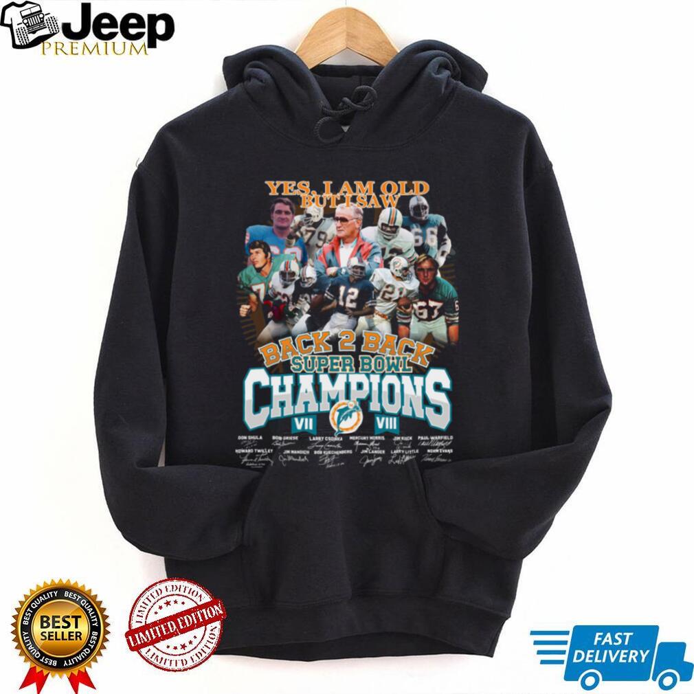 Miami Football Champions Back To Back Super Bowl Shirt