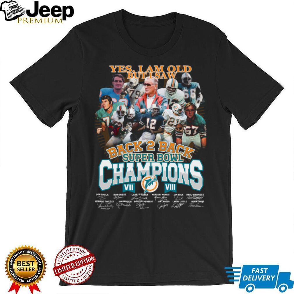 Miami Football Champions Back To Back Super Bowl Shirt