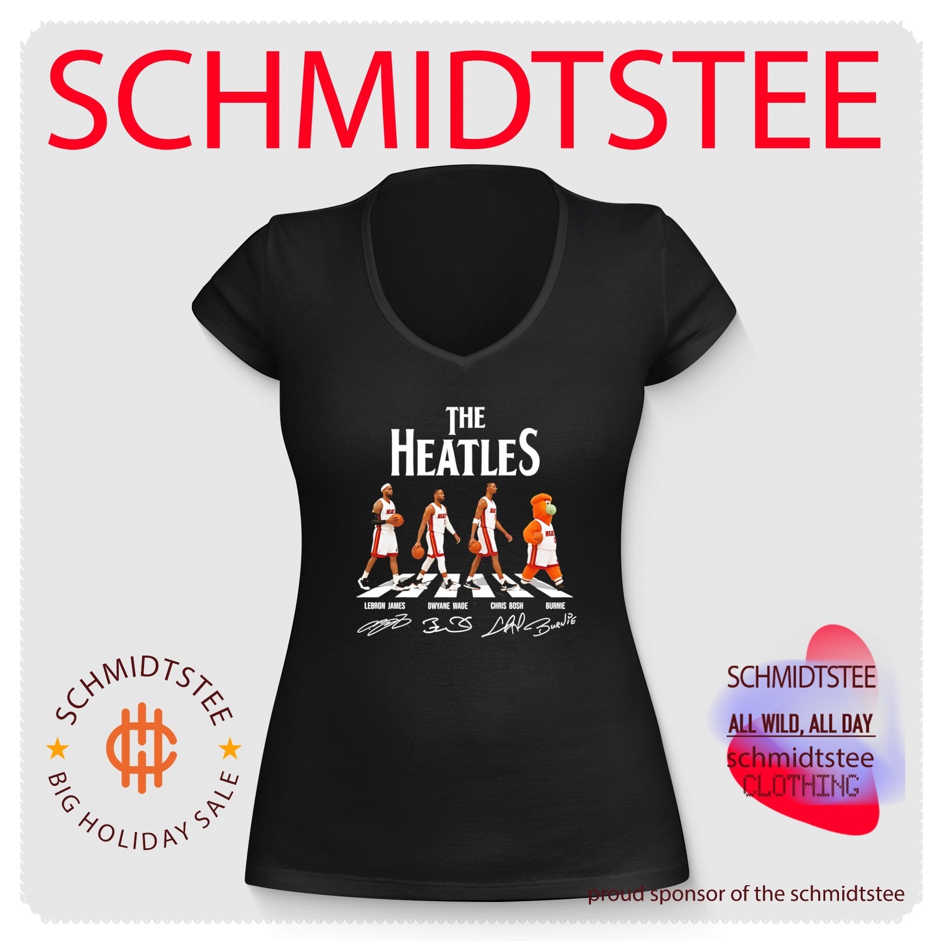 Miami Heat the Heatles Abbey Road signature shirt