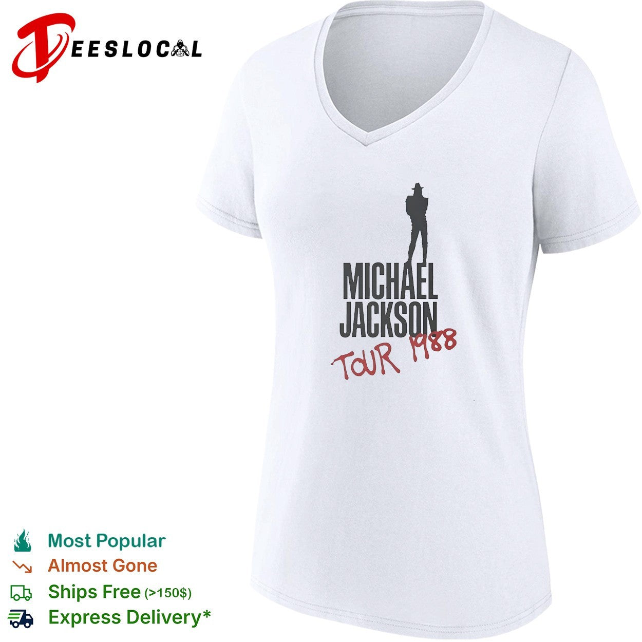 Michael Jackson tour 1988 shirt