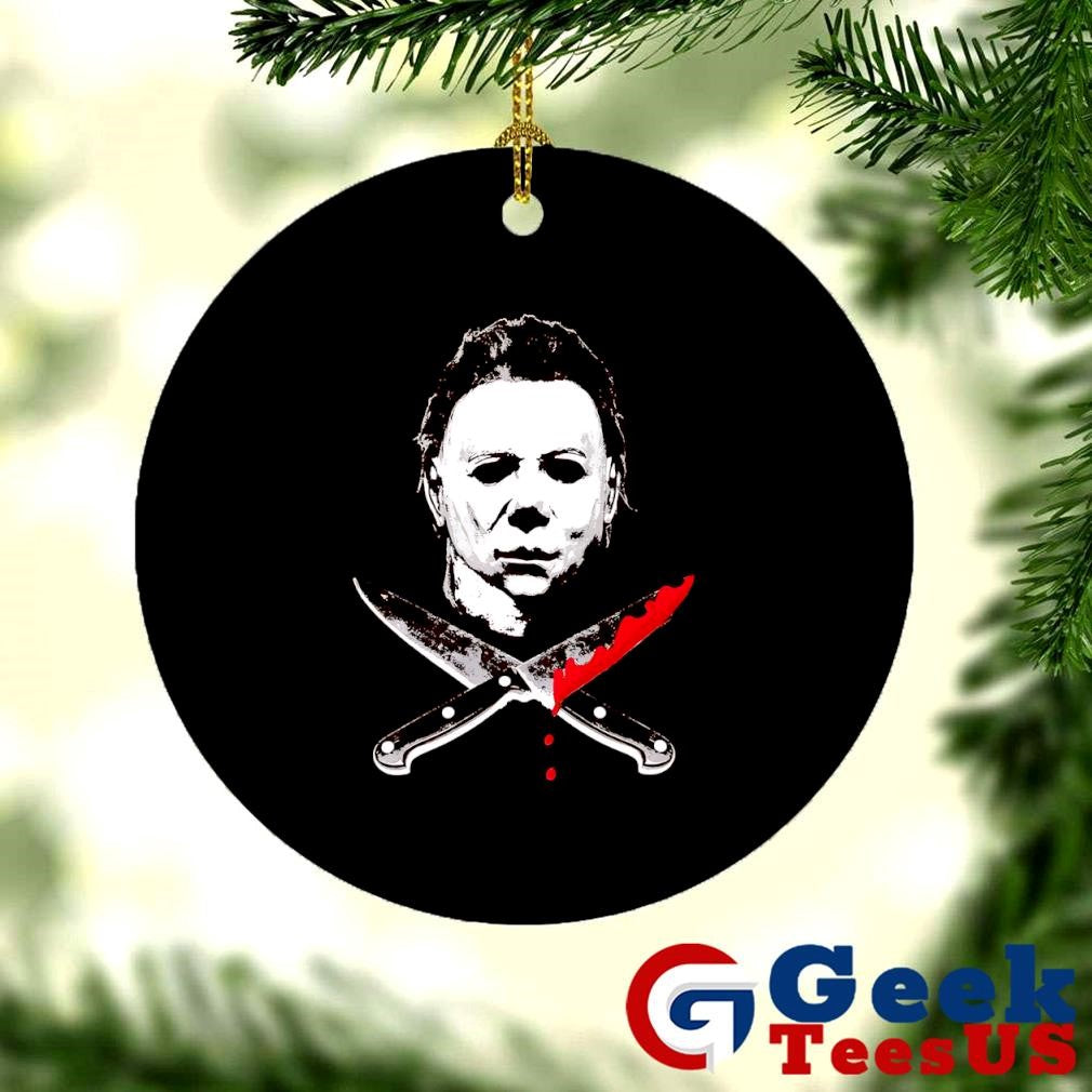 Michael Myers Halloween II crossed knives shirt
