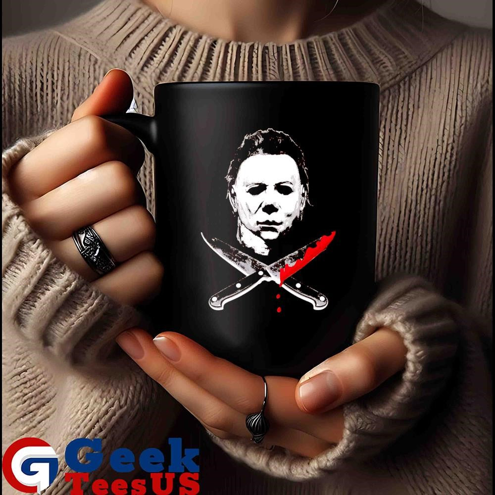 Michael Myers Halloween II crossed knives shirt