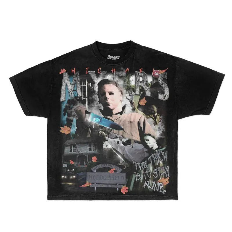 Michael Myers Tee - GRAPHIC STREETWEAR Hoodie, Sweatshirt | PodTeesHub.com