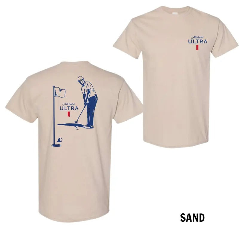 Michelob Ultra Golfing Casual TShirt- 2-Sided Design, Perfect Gift for Golf Enthusiasts, Ideal for Men and Women, Classic...