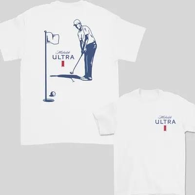 Michelob Ultra Golfing T-Shirt, 2 Side T-Shirt For Men, Gift For Her, Gift For Him Hoodie, Sweatshirt | PodTeesHub.com