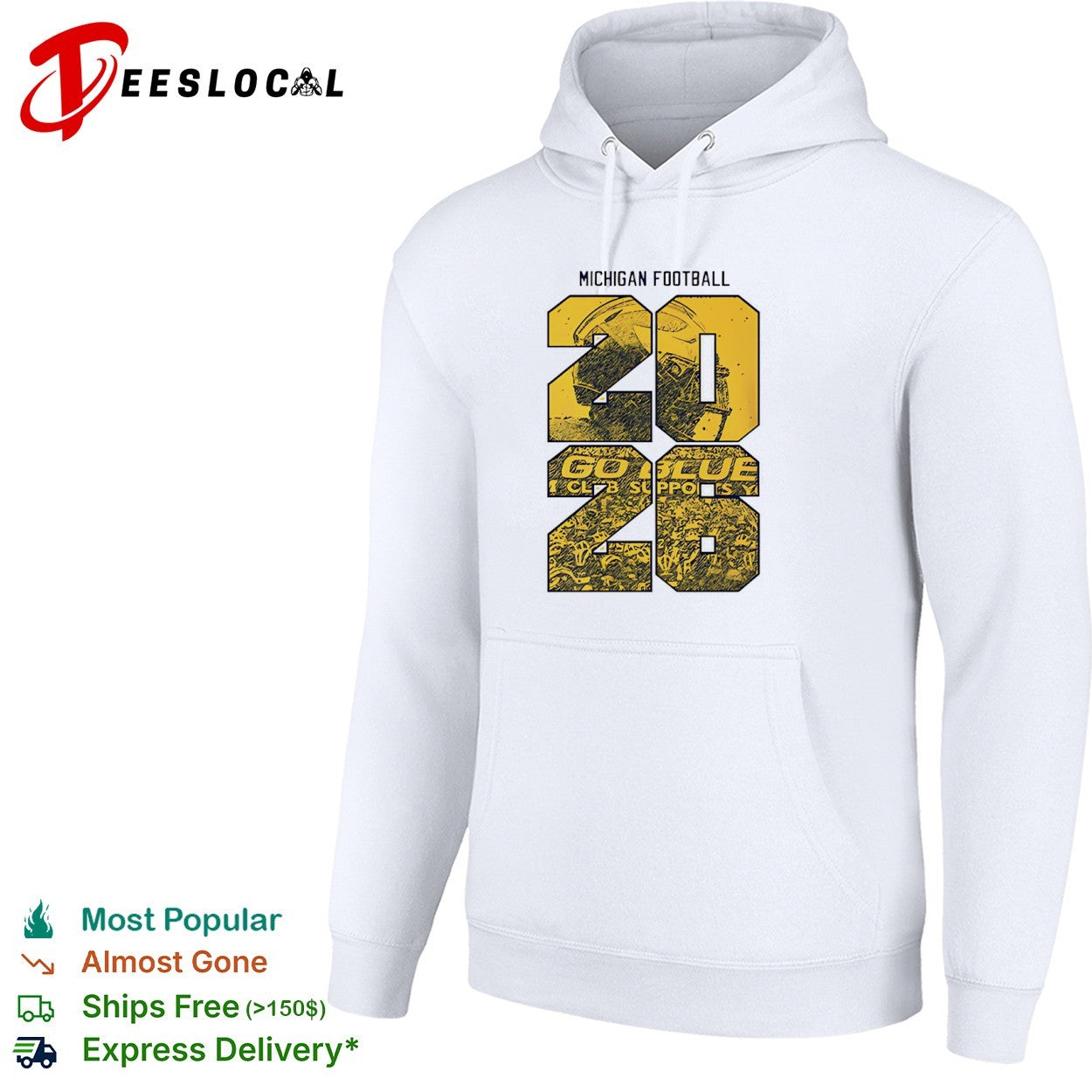 Michigan Wolverines Football 2026 Go Blue Club Shirt