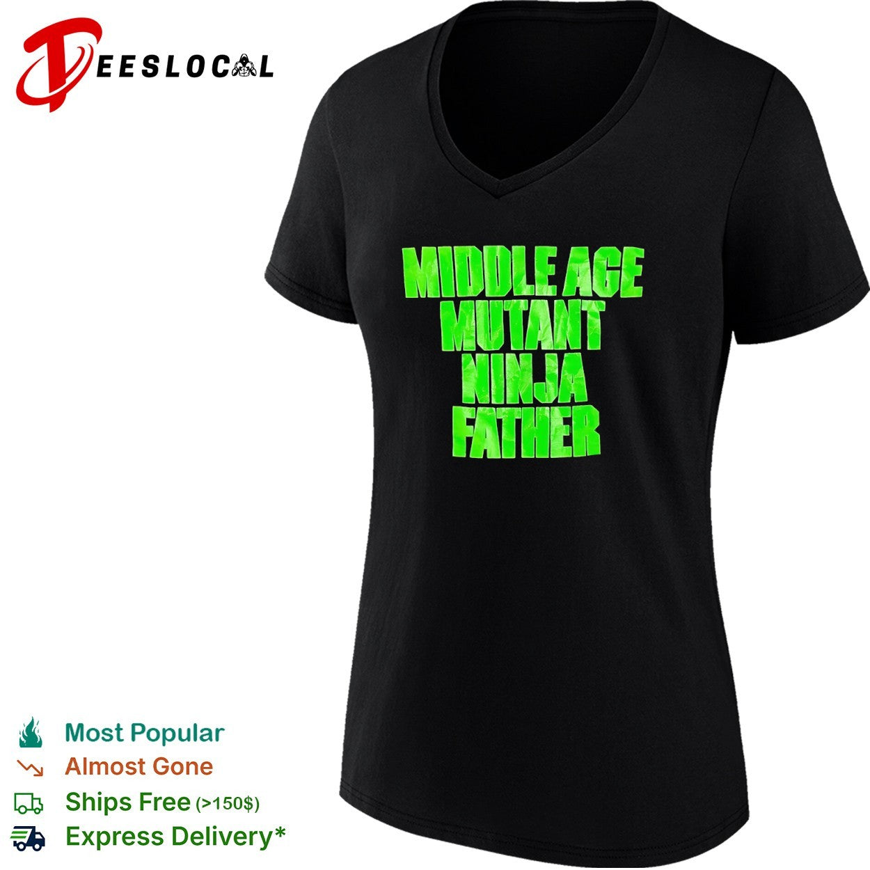 Middle Age Mutant Ninja Father shirt