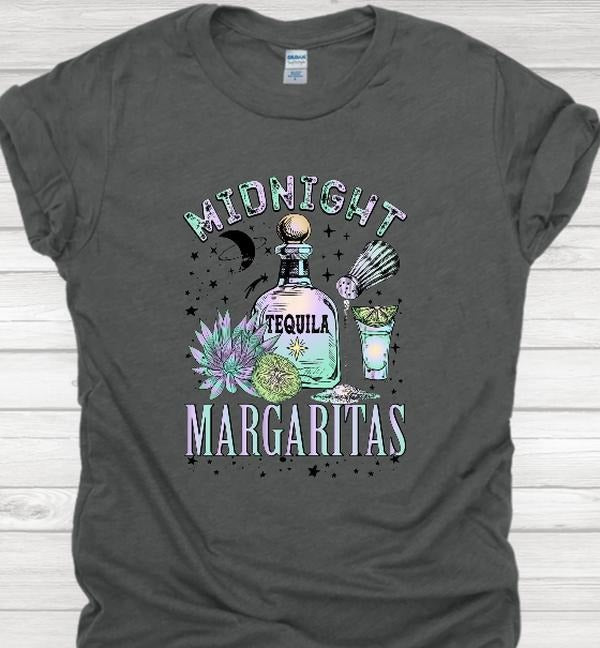 Midnight Margarita Solid Color Tee Hoodie, Sweatshirt | PodTeesHub.com