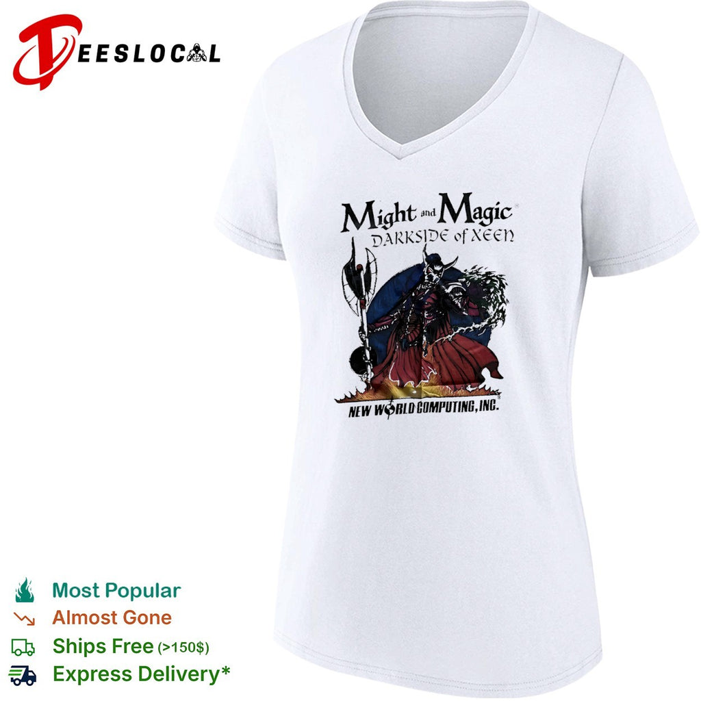 Might and Magic Darkside of Xeen New World Computing Inc villain warrior shirt