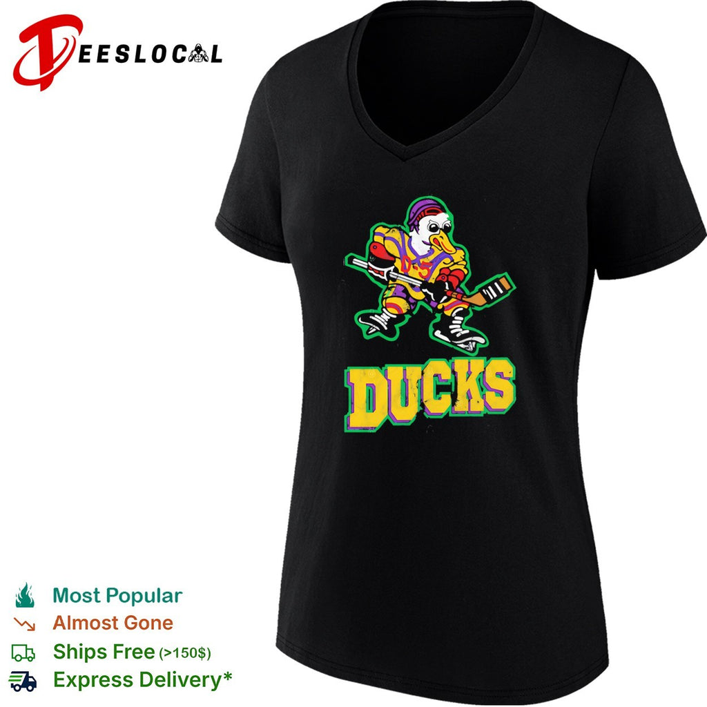Mighty Ducks mascot hockey shirt