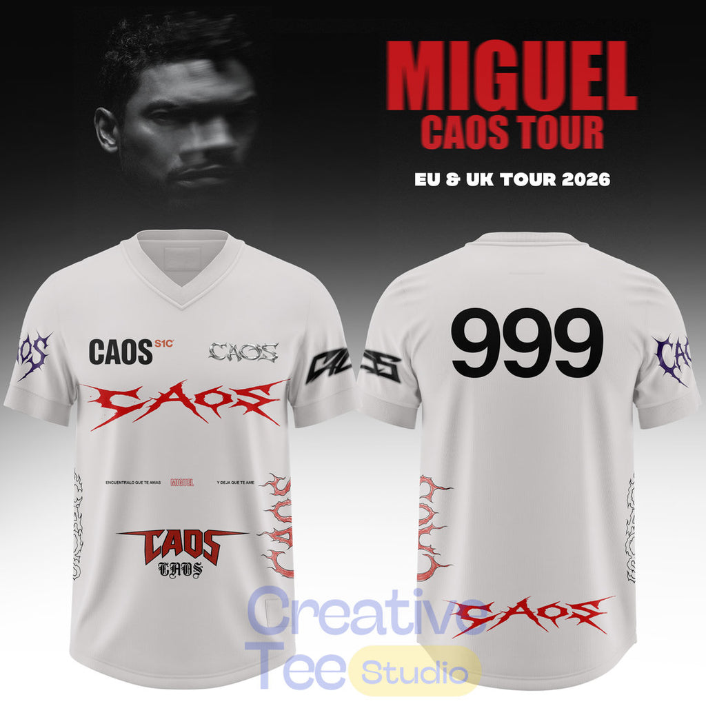 Miguel: CAOS Tour 2026 Exclusive Football Jersey