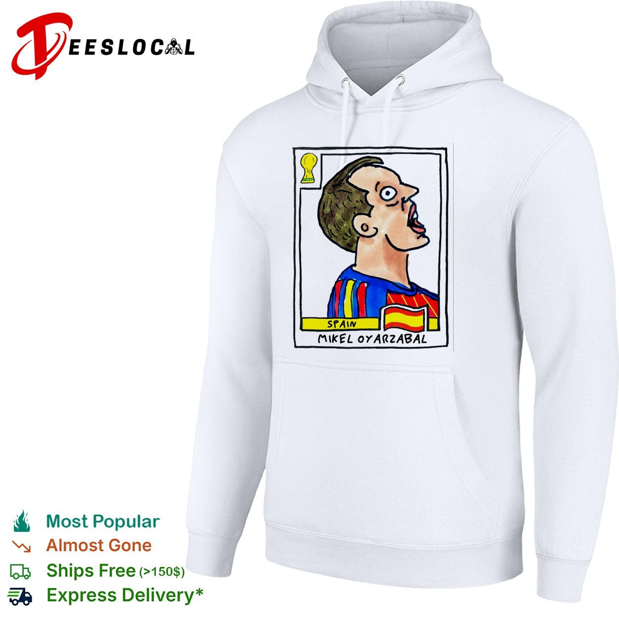 Mikel Oyarzabal Spain soccer player artistic collectible card shirt