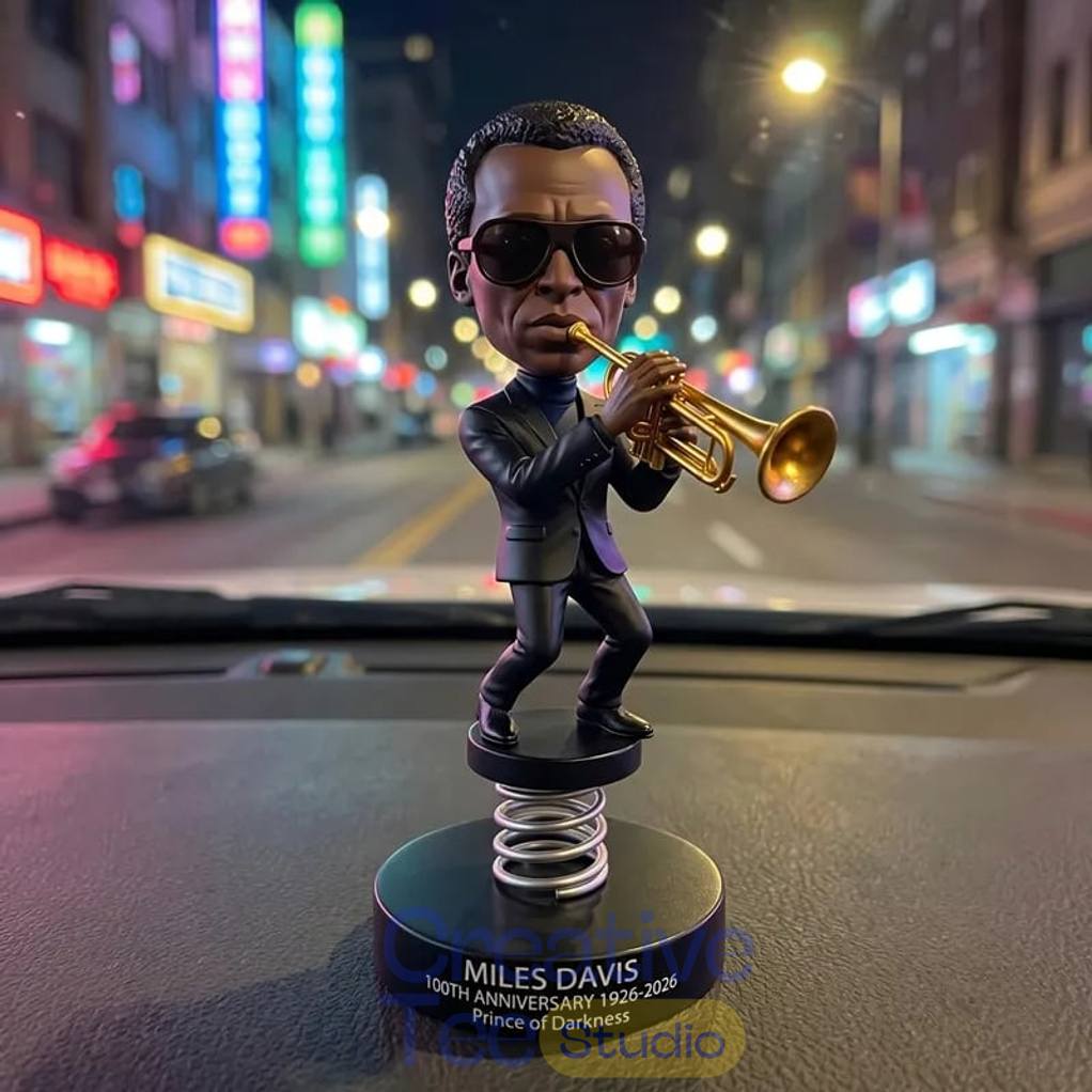 Miles Davis Prince of Darkness Dashboard Bobblehead