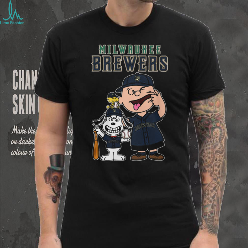 Milwaukee Brewers Mascot Baseball Cartoon Fan Shirt