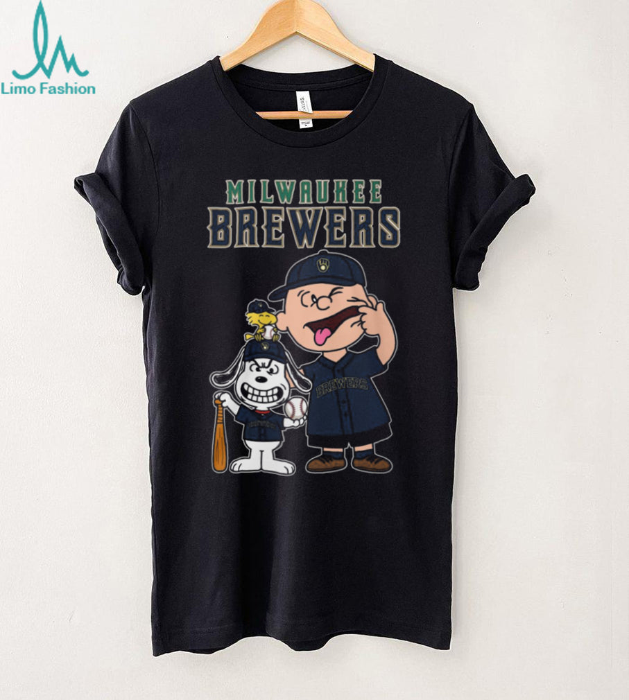 Milwaukee Brewers Mascot Baseball Cartoon Fan Shirt