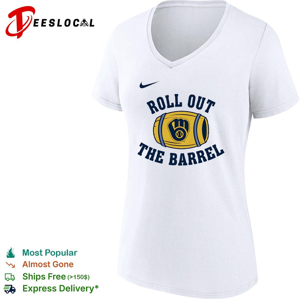Milwaukee Brewers Roll out the Barrel MLB Baseball Logo shirt