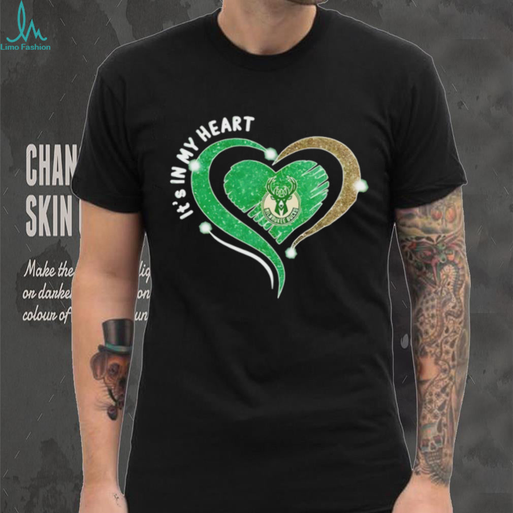 Milwaukee Bucks it’s in my Heart Basketball NBA 2026 shirt