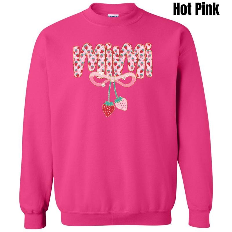 Mimi Strawberry Coquette Sweatshirt 'NLB' T-Shirts, Hoodie | PodTeesHub.com