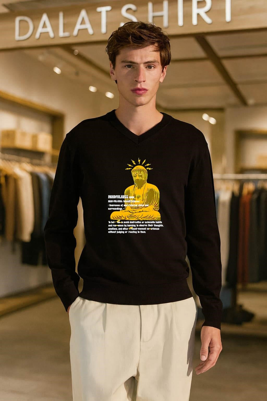 Mindfulness Buddha Meditation Awareness Internal States Surroundings shirt