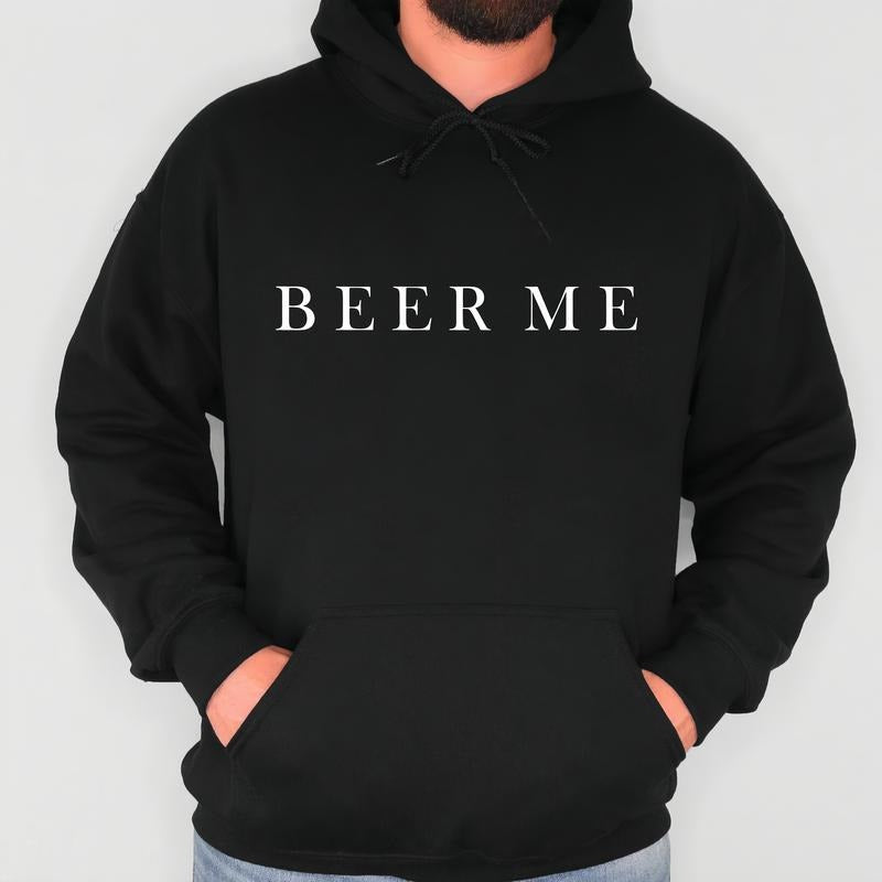 Minimalist Beer Drinking Hoodie