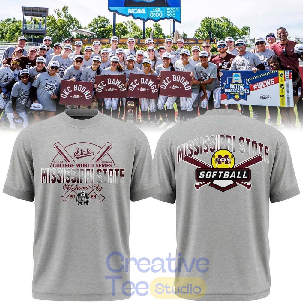 Mississippi State Bulldogs Softball Women’s College World Series 2026 Shirt