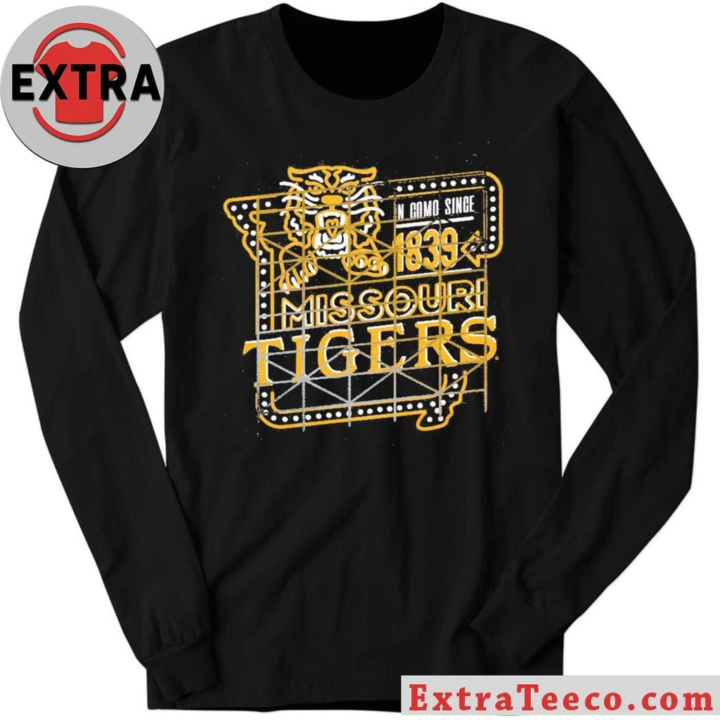 Missouri Tigers Light Up Sign Logo T-Shirt