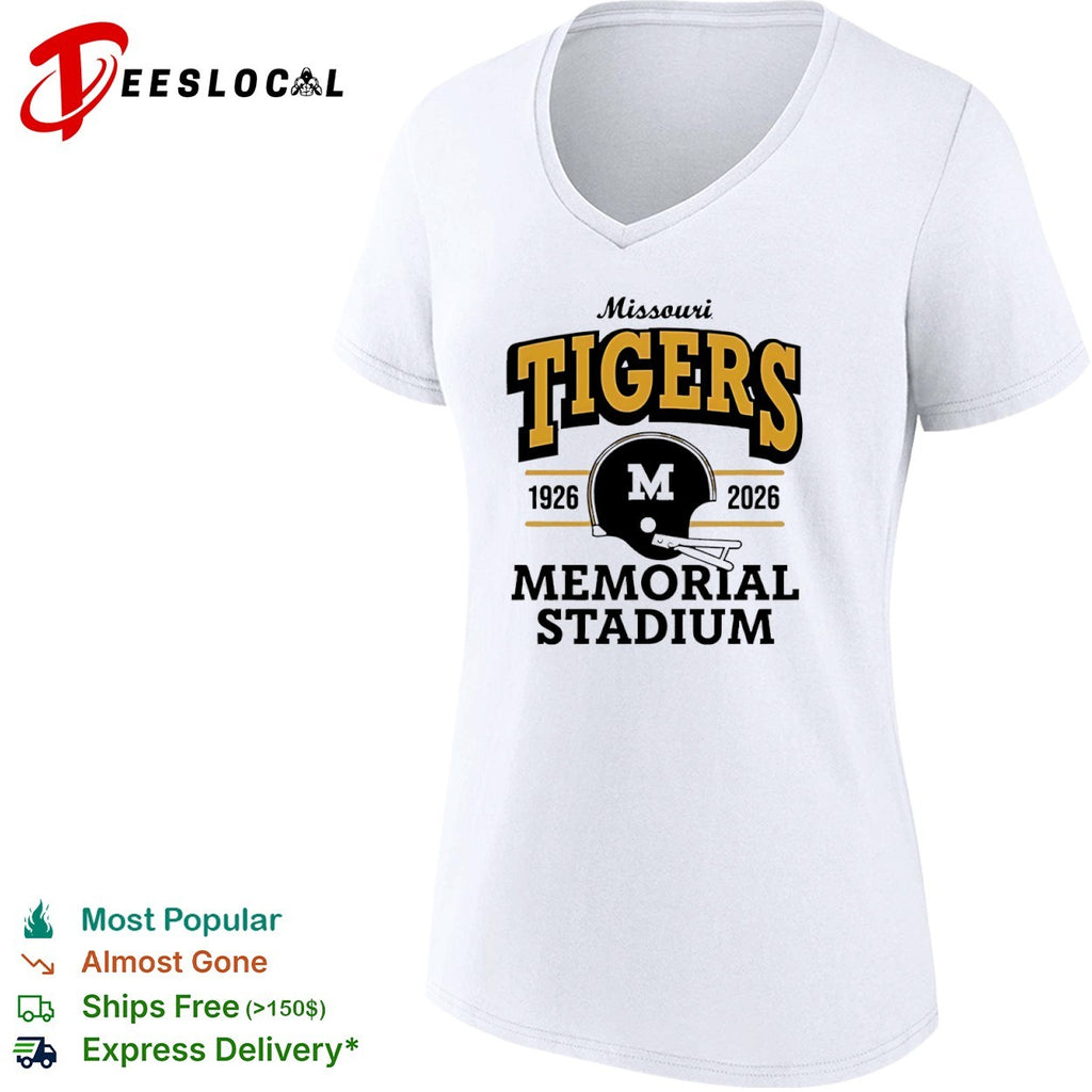 Missouri Tigers Memorial Stadium 1926 2026 M Helmet Football shirt