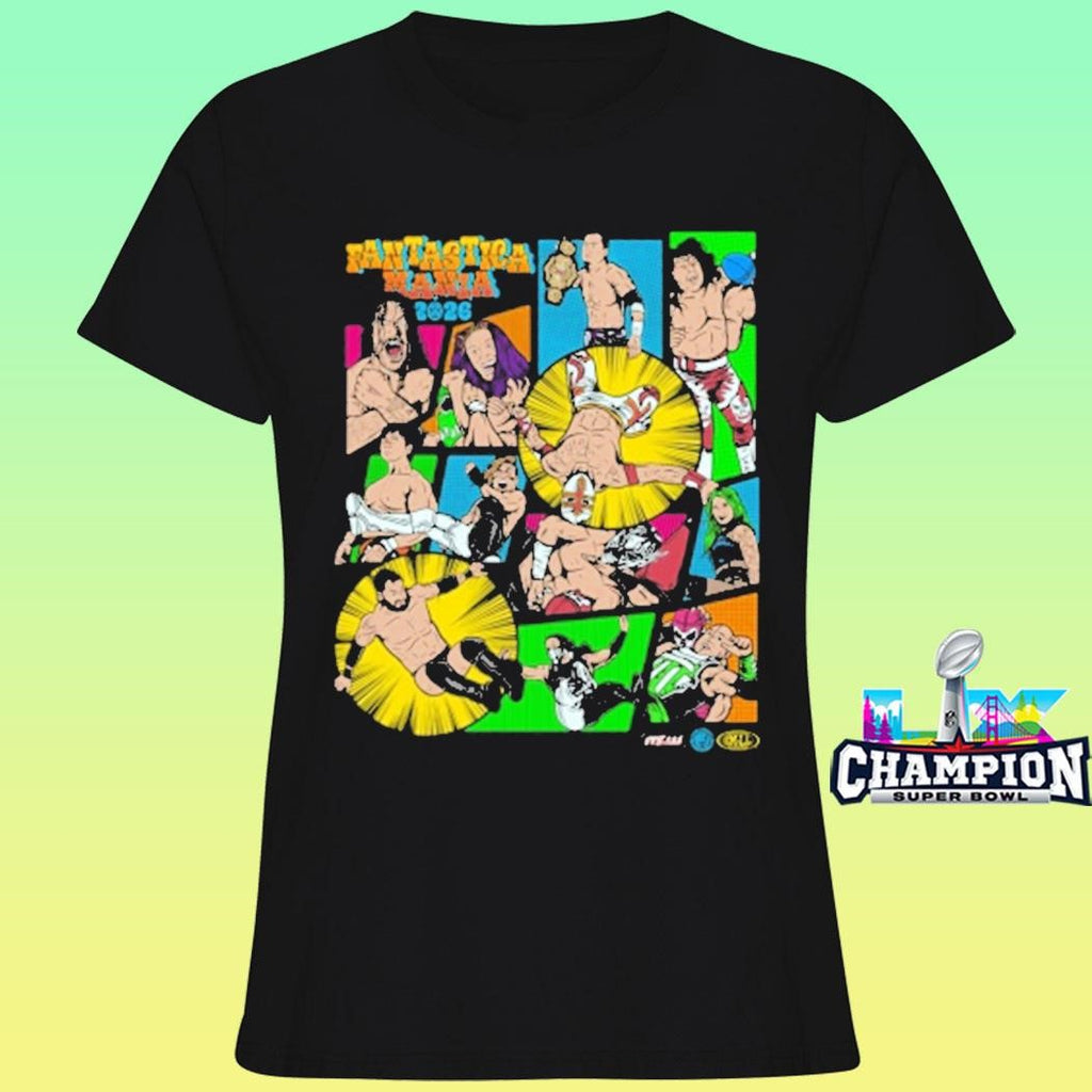 Mlw Mlw Fantastica Mania Usa Comic Shirt