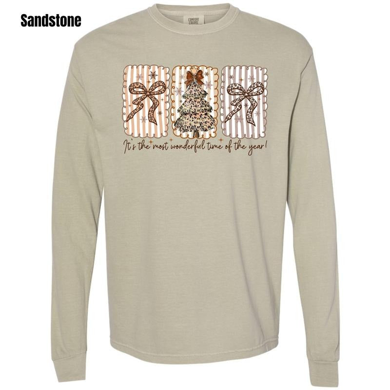 Mocha Wonderful Time Trio Comfort Colors long Sleeve T-Shirt 'NLB' Hoodie, Sweatshirt | PodTeesHub.com