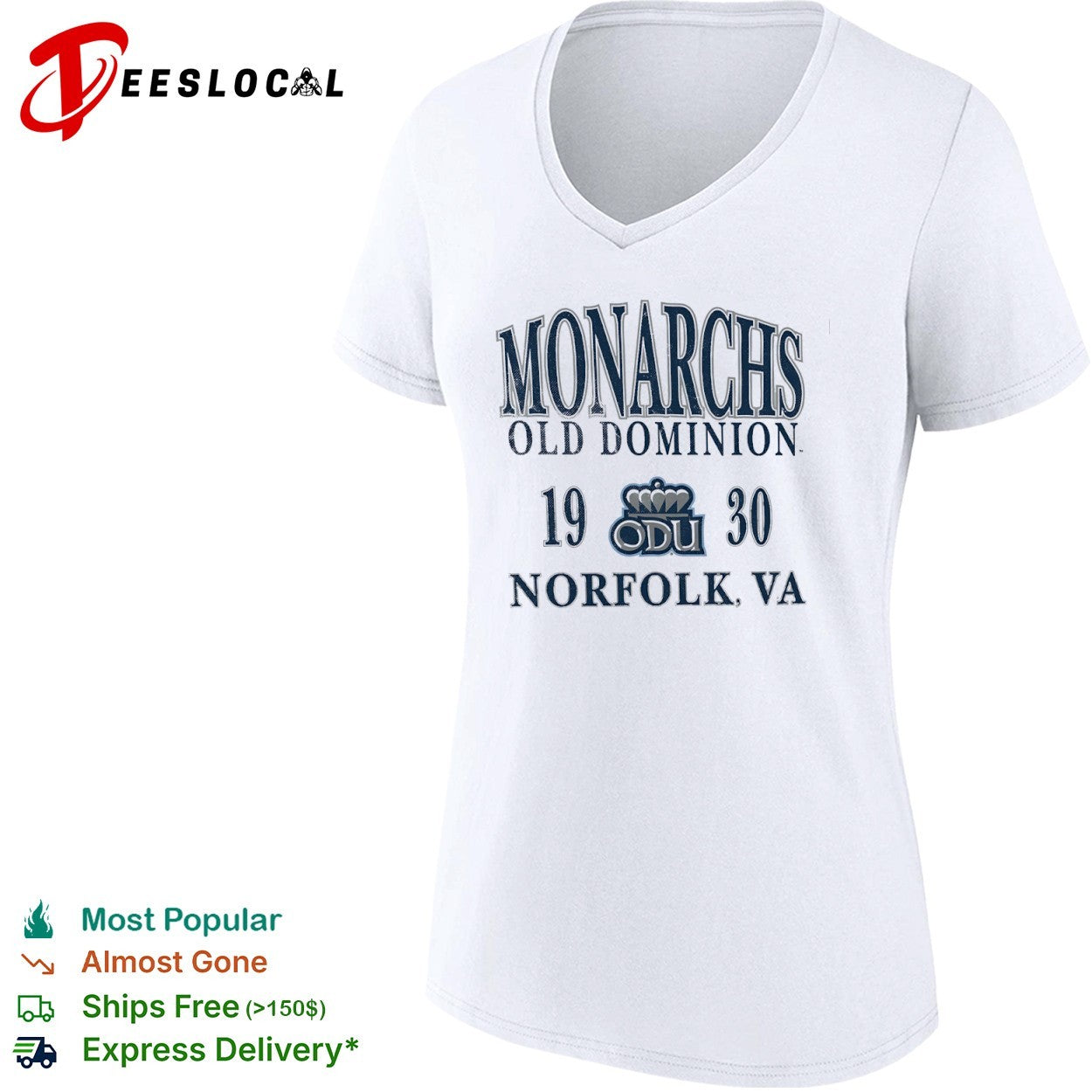 Monarchs Old Dominion 1930 Norfolk VA ODU University shirt