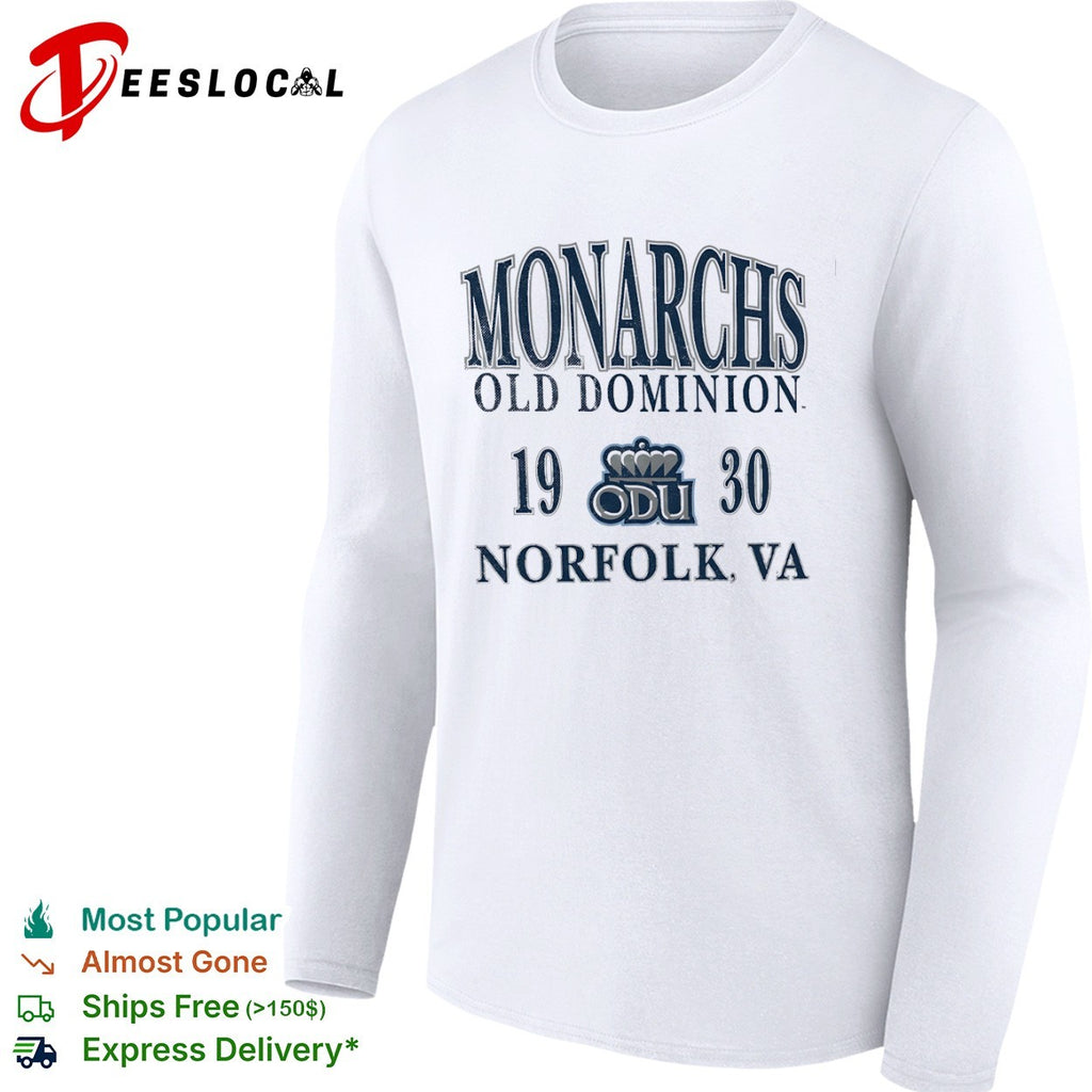 Monarchs Old Dominion 1930 Norfolk VA ODU University shirt