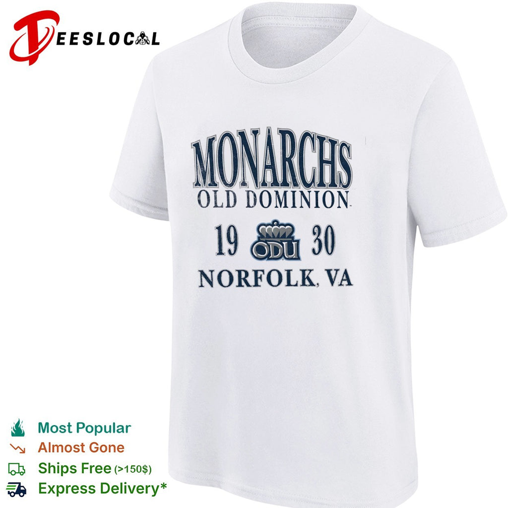 Monarchs Old Dominion 1930 Norfolk VA ODU University shirt