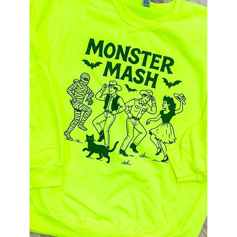 Monster Mash Graphic Pullover T-Shirts, Hoodie, Sweatshirt | PodTeesHub.com