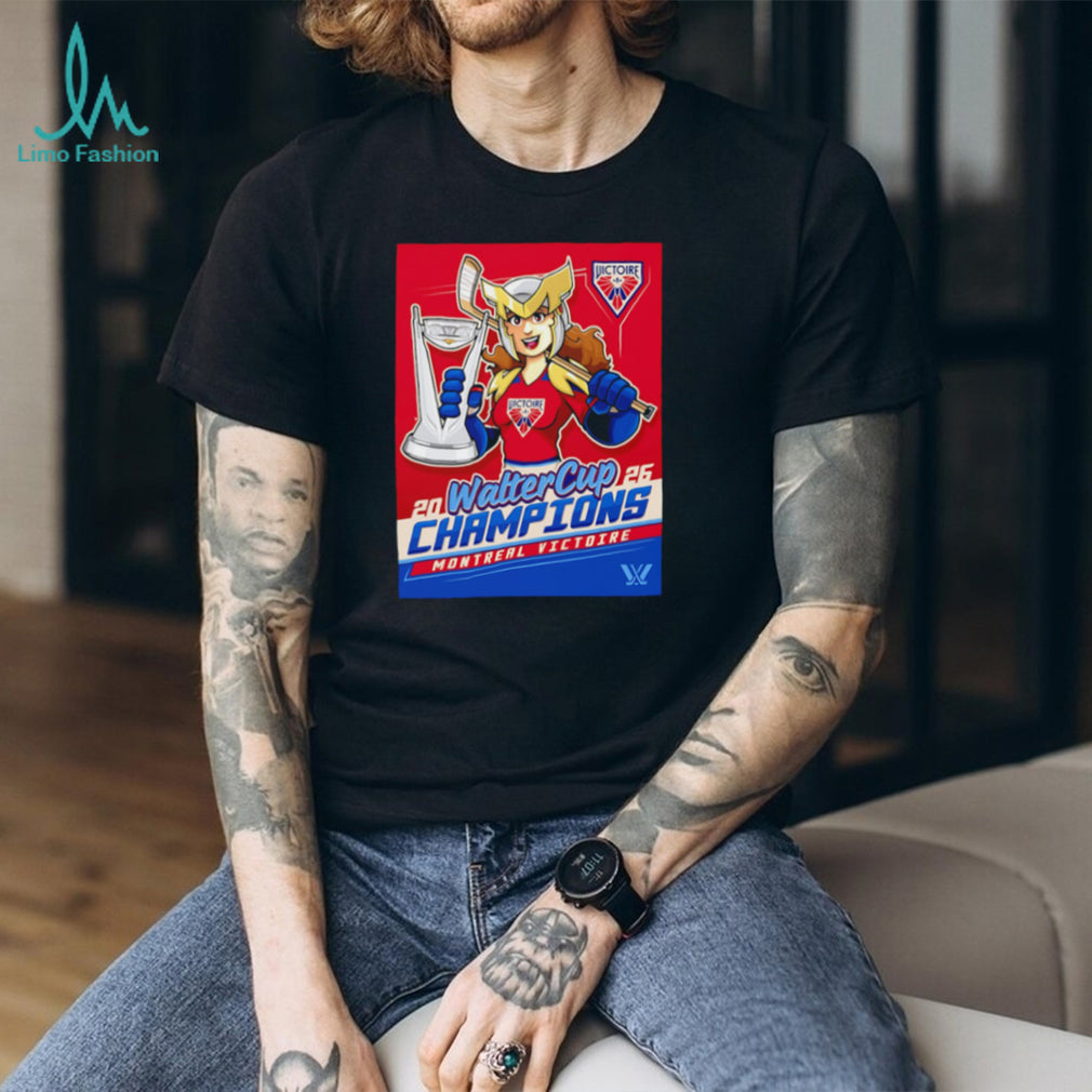 Montreal Victoire Walter Cup Champions 2026 T Shirt