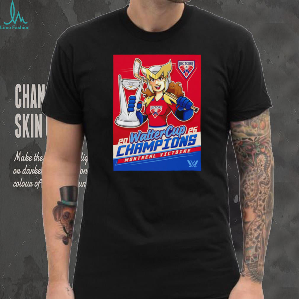 Montreal Victoire Walter Cup Champions 2026 T Shirt